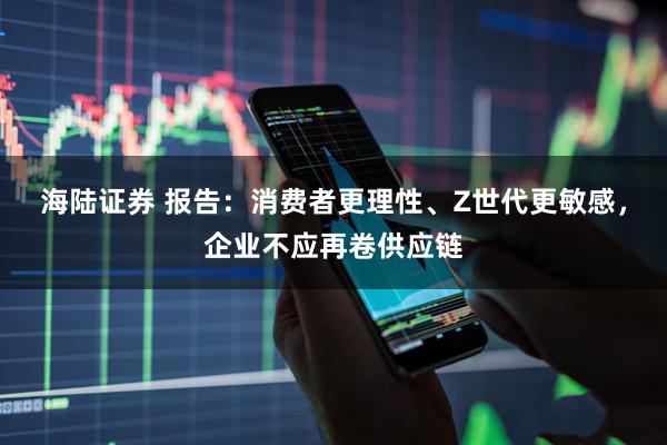 海陆证券 报告：消费者更理性、Z世代更敏感，企业不应再卷供应链